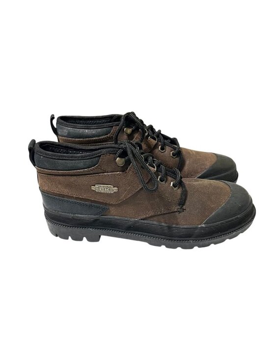 British Knights Mid Boots Chukkah Ankle Men\'s Size 9.5 Brown Leather Shoes New main image 9